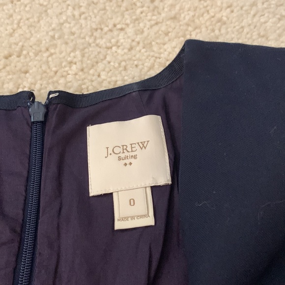 J.Crew Suiting Navy Dress, Size 0 - Picture 3 of 4